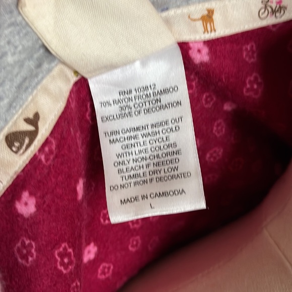 Munki Sz L Coffee Latte Classic Flannel Pajama Top ONLY - Picture 8 of 14